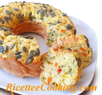 Torta rustica salata alle verdure